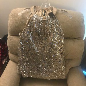 Tahari Women's Sequin Top